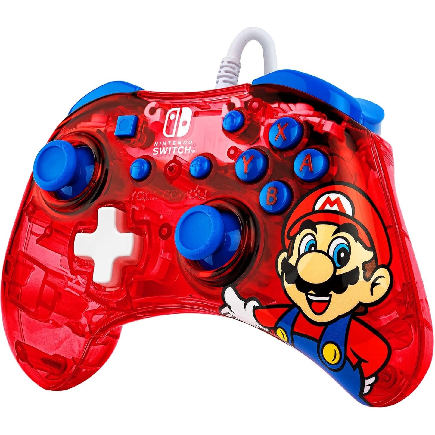 Rock Candy Wired Controller Mario Red Nintendo Switch Brand New