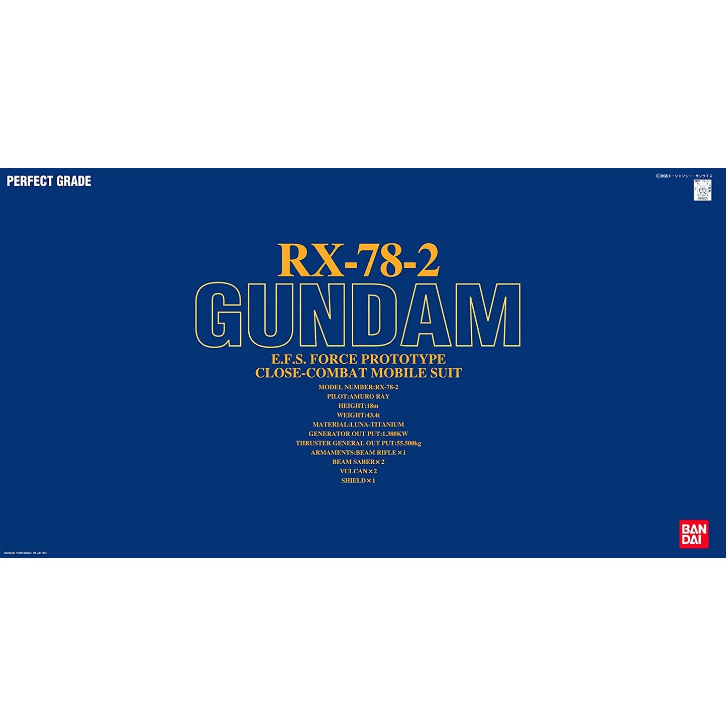 RX-78-2 Gundam PG Perfect Grade