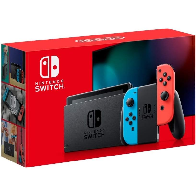 Nintendo Switch Neon Blue and Red Joy-Con Console Brand New