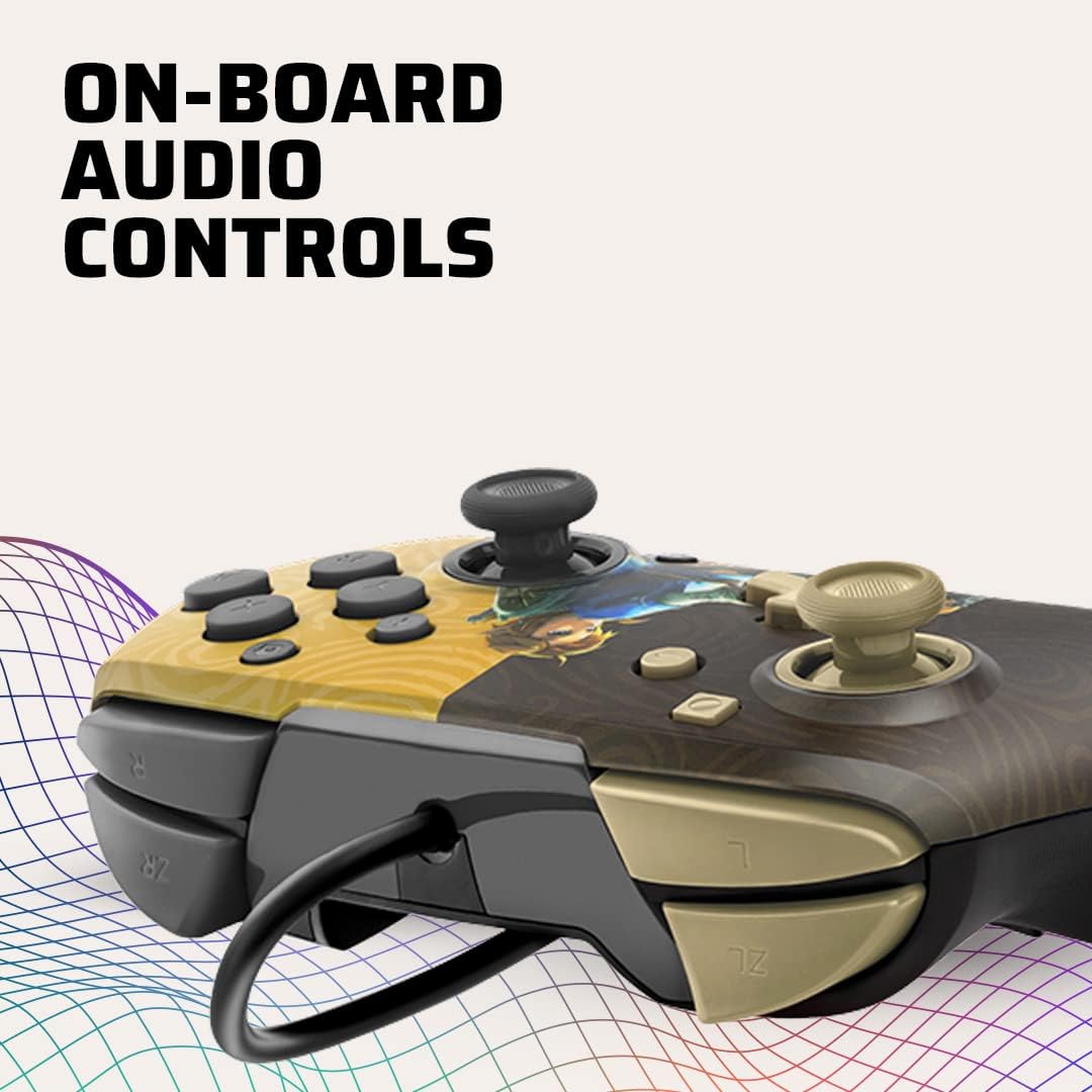 Faceoff Deluxe Audio Wired Controller Link Nintendo Switch