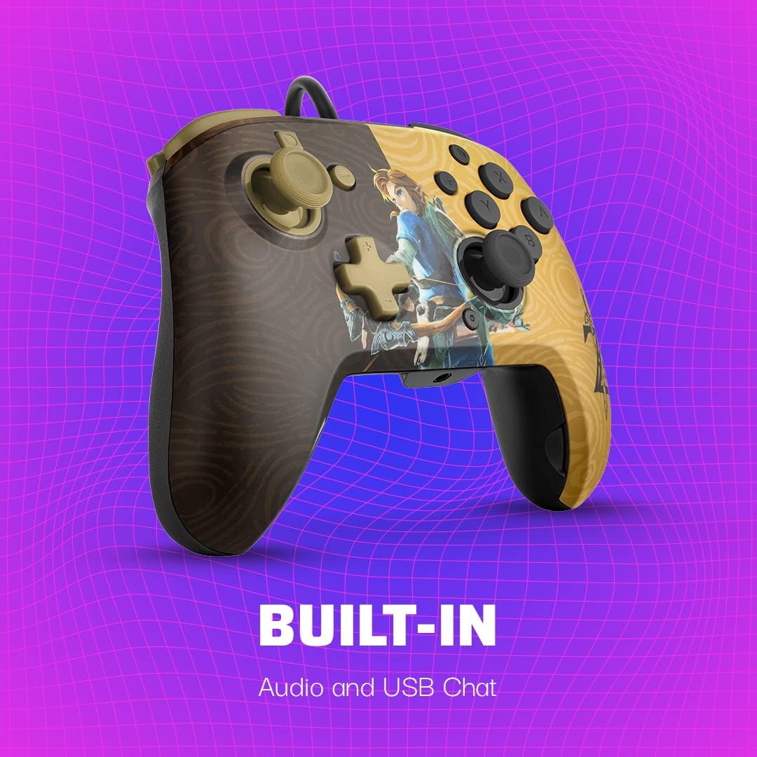 Faceoff Deluxe Audio Wired Controller Link Nintendo Switch