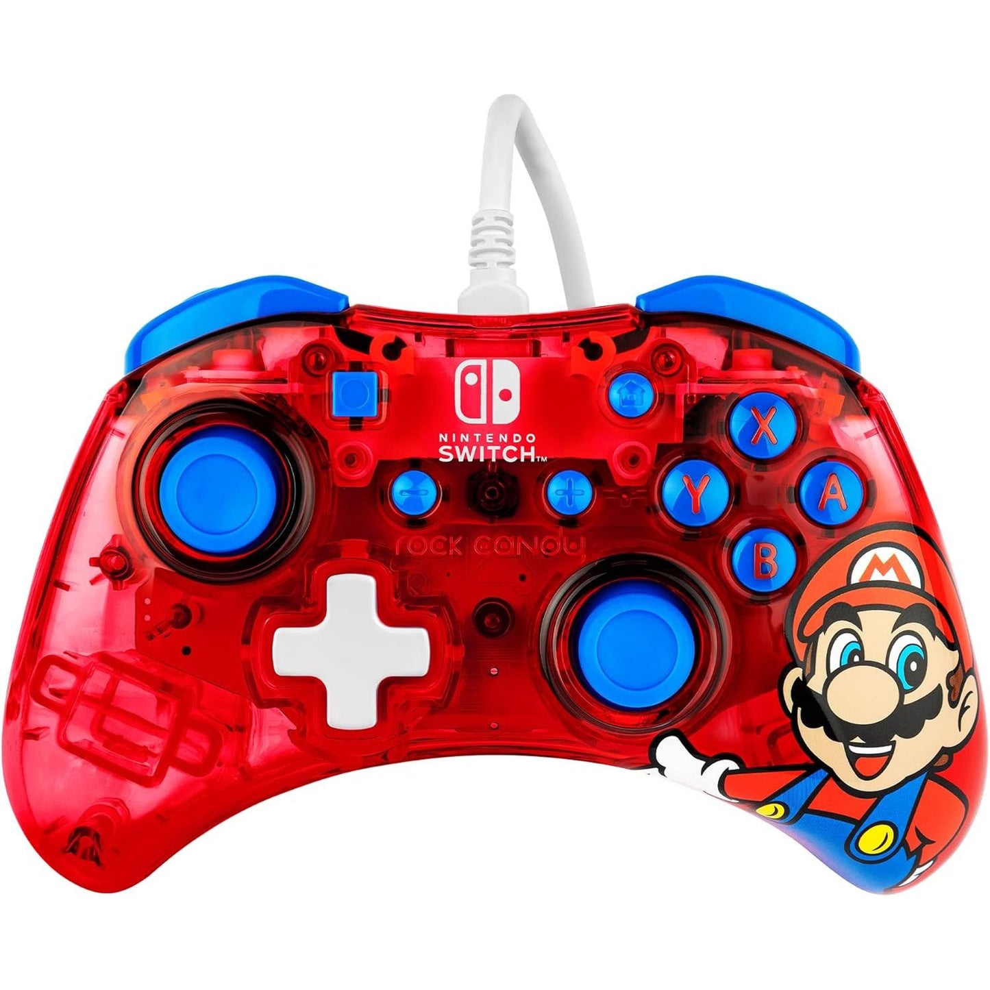 Rock Candy Wired Controller Mario Red Nintendo Switch Brand New