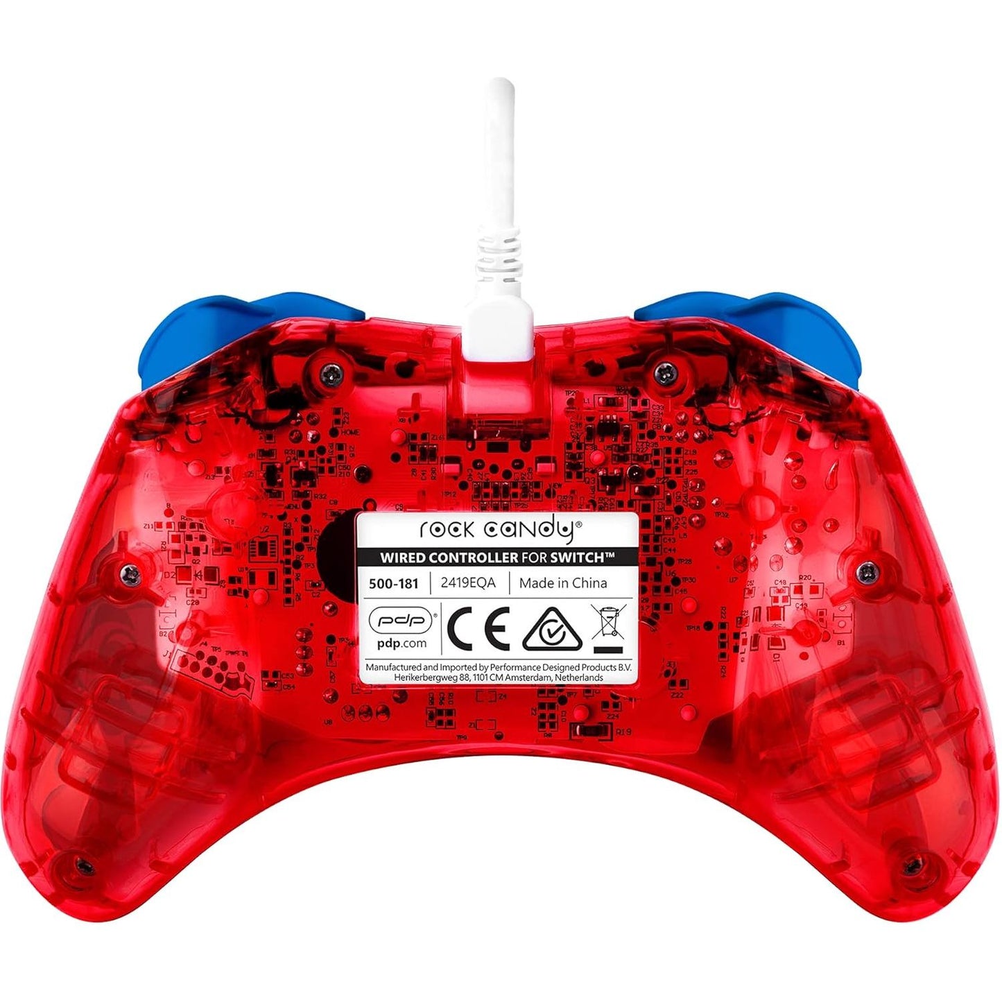 Rock Candy Wired Controller Mario Red Nintendo Switch Brand New