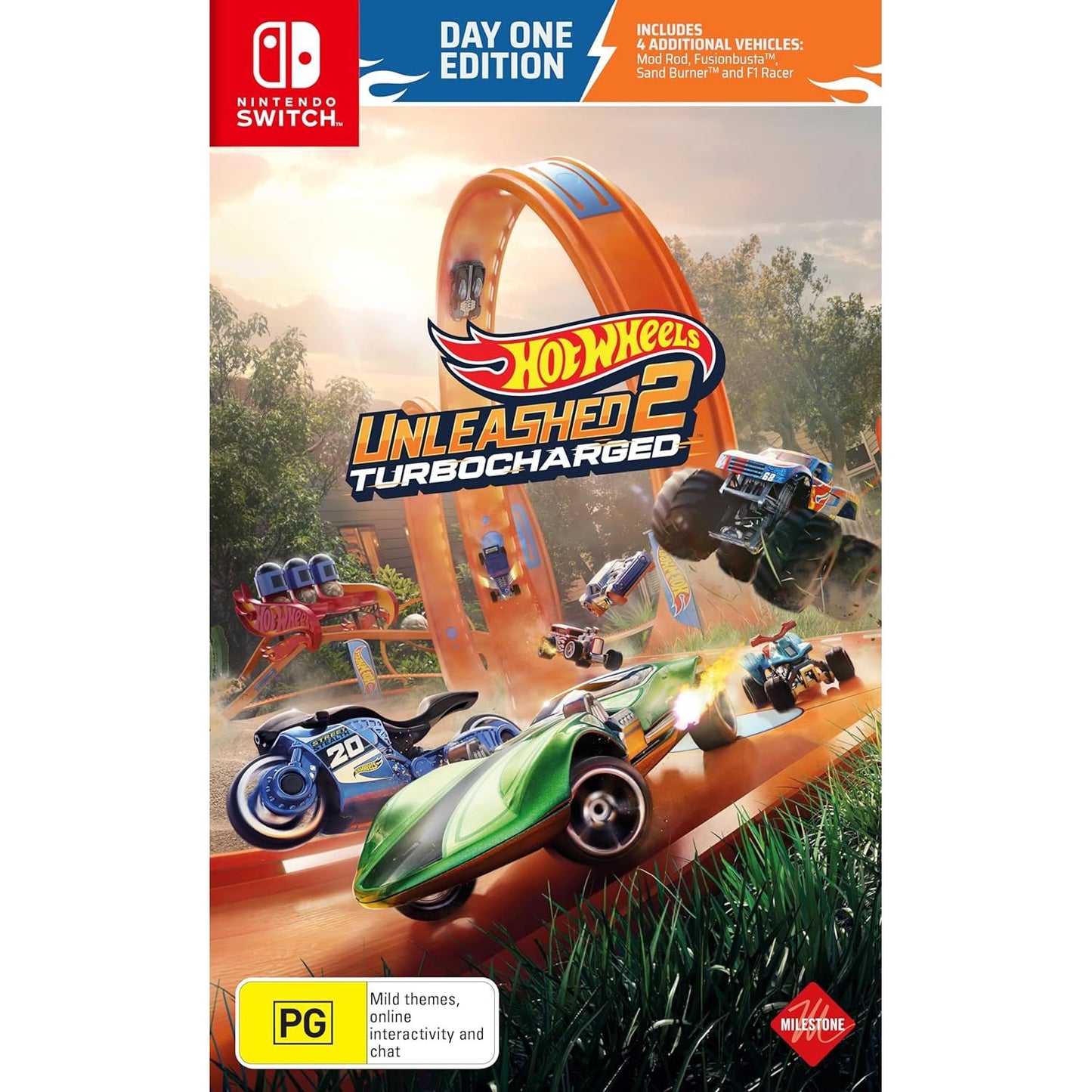 Hot Wheels Unleashed 2 Turbocharged Day One Edition Nintendo Switch Brand New