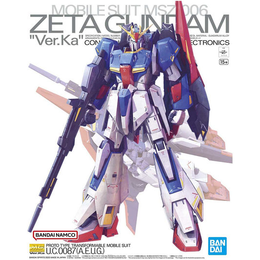 Bandai Hobby Kit Mg 1/100 Zeta Gundam Ver.Ka
