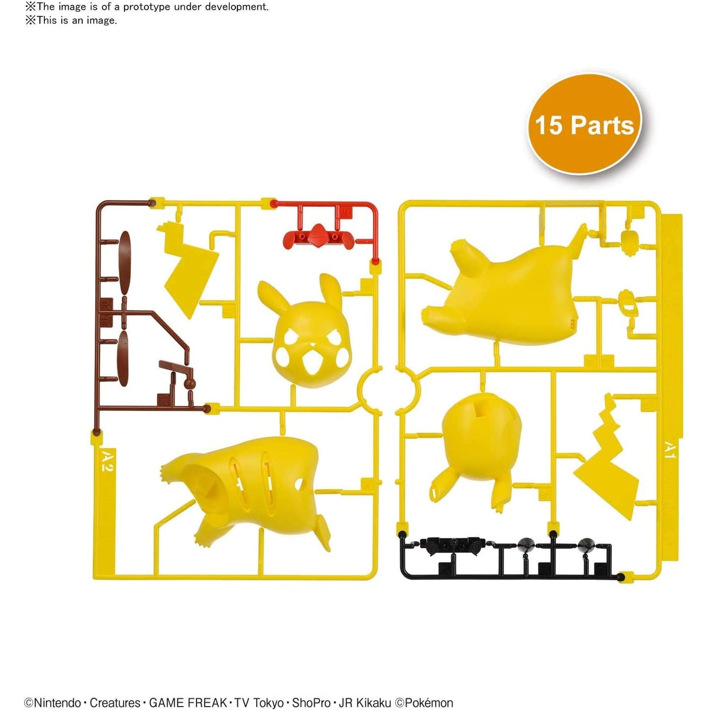 Bandai Hobby Kit Pokemon Model Kit Quick!! 03 Pikachu (Battle Pose)