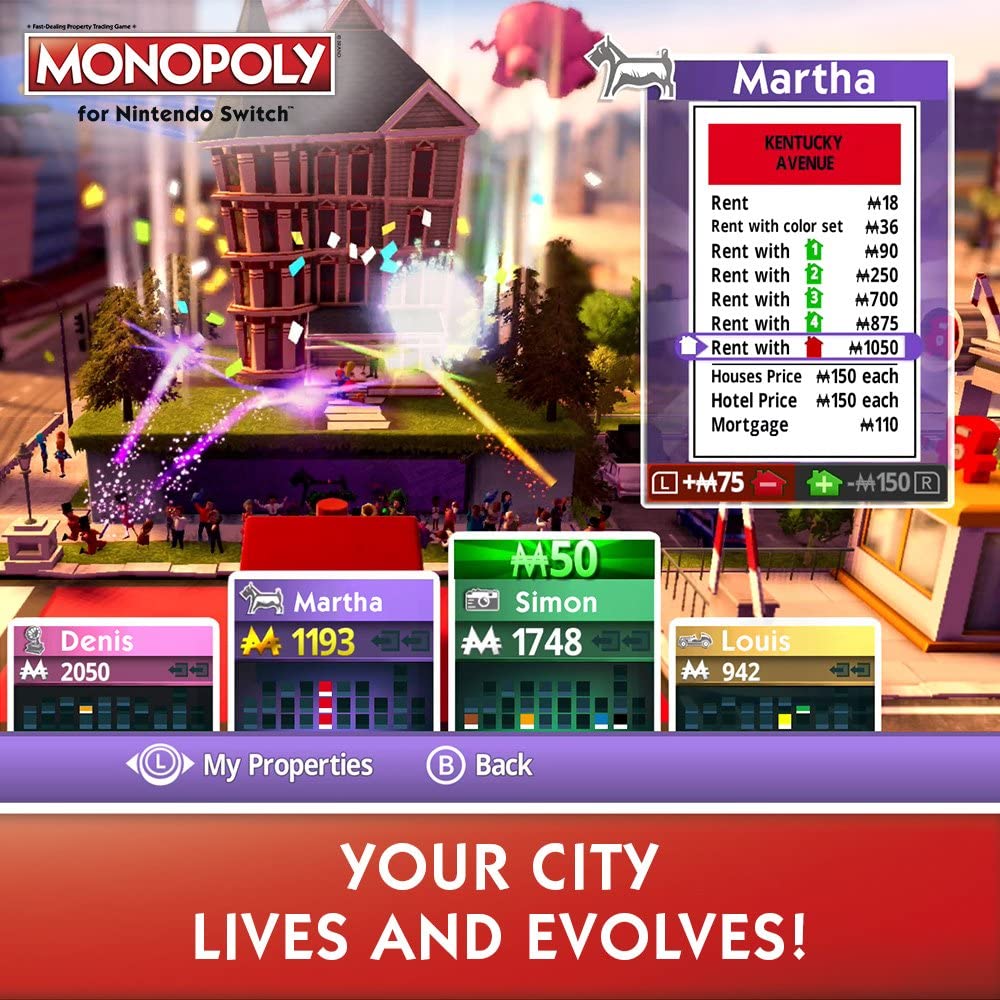 Monopoly Nintendo Switch Brand New Sealed Download Code in Box