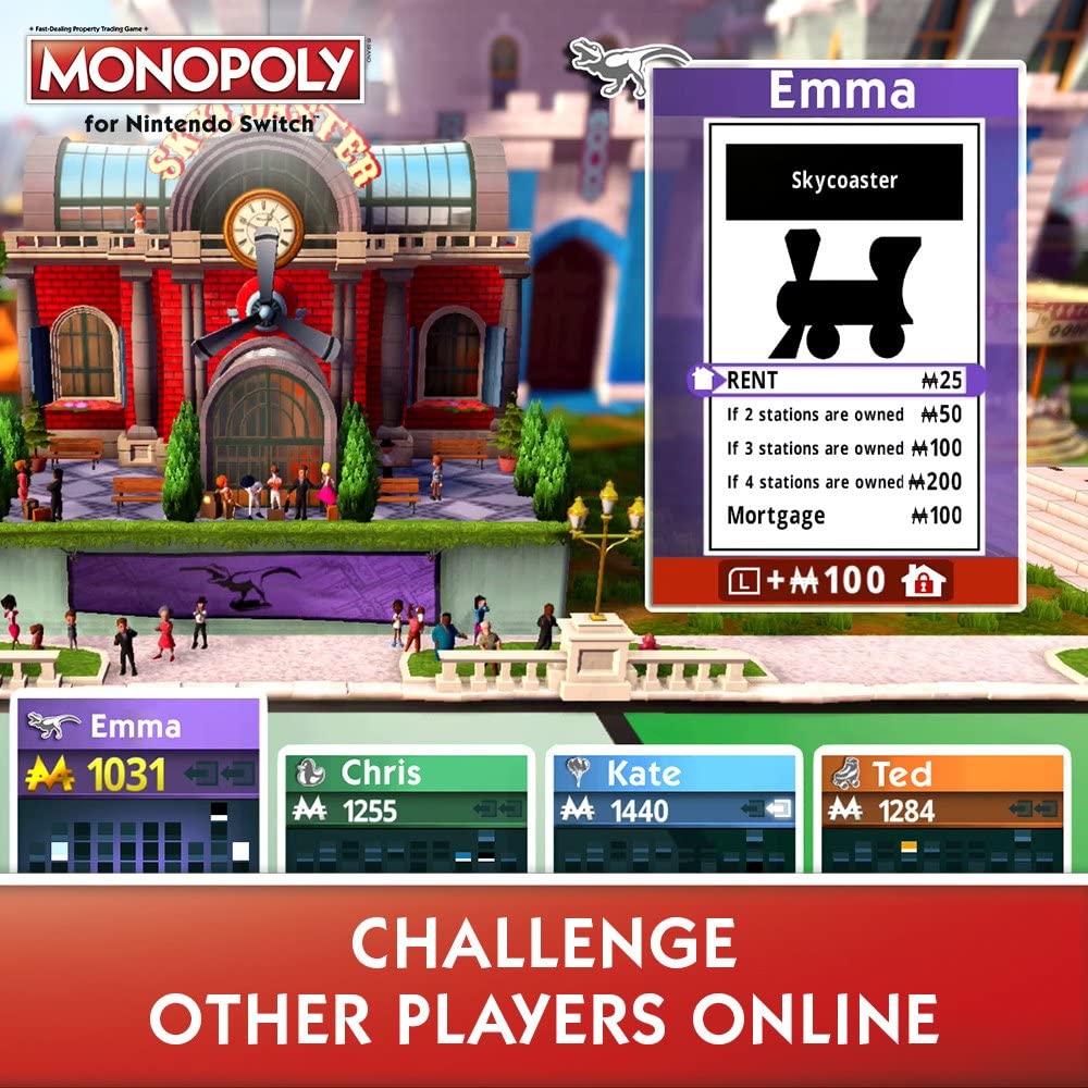 Monopoly Nintendo Switch Brand New Sealed Download Code in Box