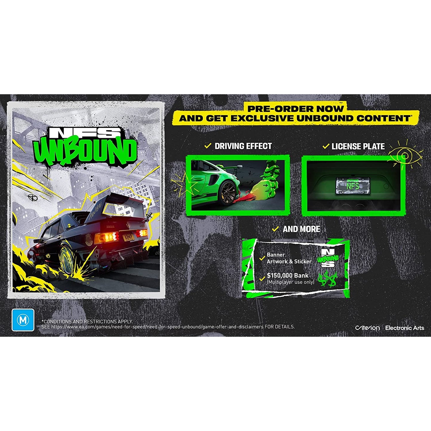 Need for Speed Unbound PlayStation 5 PS5 Brand New