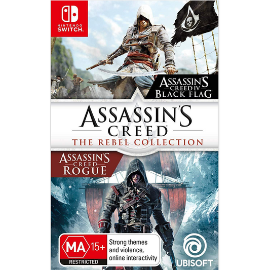 Assassins Creed Rebel Collection Nintendo Switch Brand New Download Code in Box